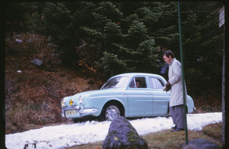 La Dauphine bleue de Francis en 1969