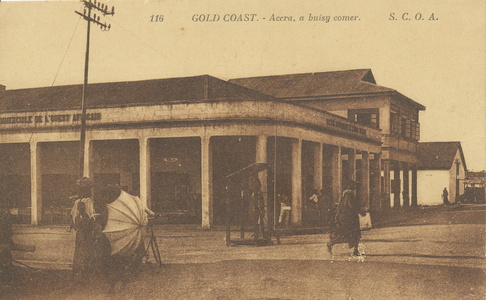 Gold Coast, Accra : la boutique de Serge