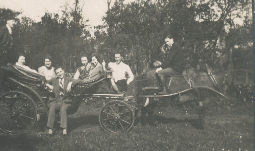 La calèche de Coulombiers en 1928