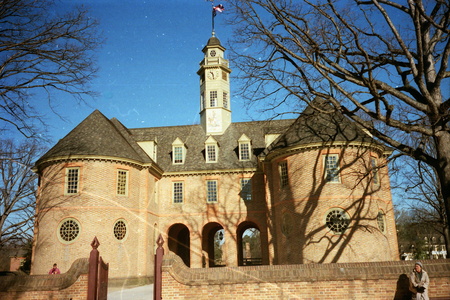 Le palais du gouverneur à Williamsburg