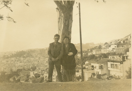 Georges et Anna Cadel en 1952 à Alger