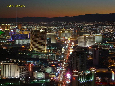 Las Vegas de nuit  Nevada