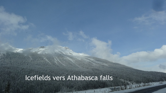 icefields vers athabasca falls   Alberta