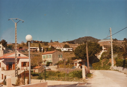 Les maisons blanches du Pradon en 1985