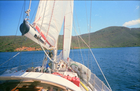 A bord du Guerveur au Vénézuéla en 1988