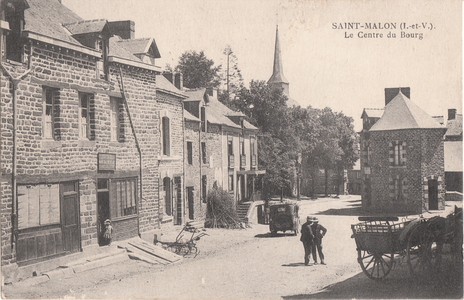 Saint-Malon-sur-Mel - Le centre du bourg