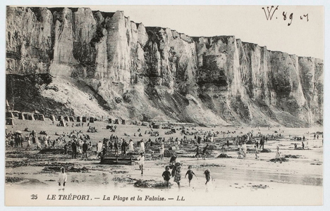 Le Tréport - La plage et la falaise