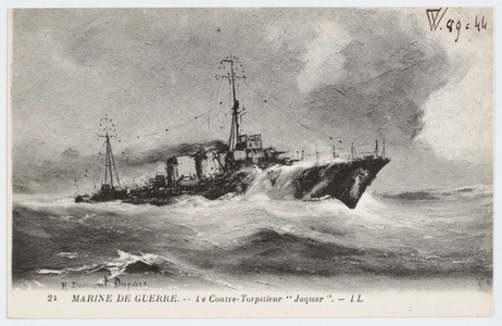 Marine de guerre - Le contre-torpilleur Jaquar