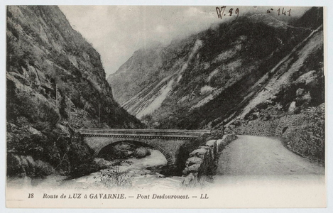 Route de Luz à Gavarnie - Pont Desdouroucat