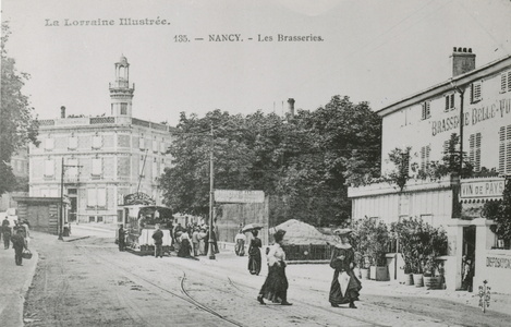 Nancy - Les Brasseries - Terminus de Maxéville vers 1900