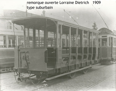 Remorque ouverte Lorraine Dietrich 1909