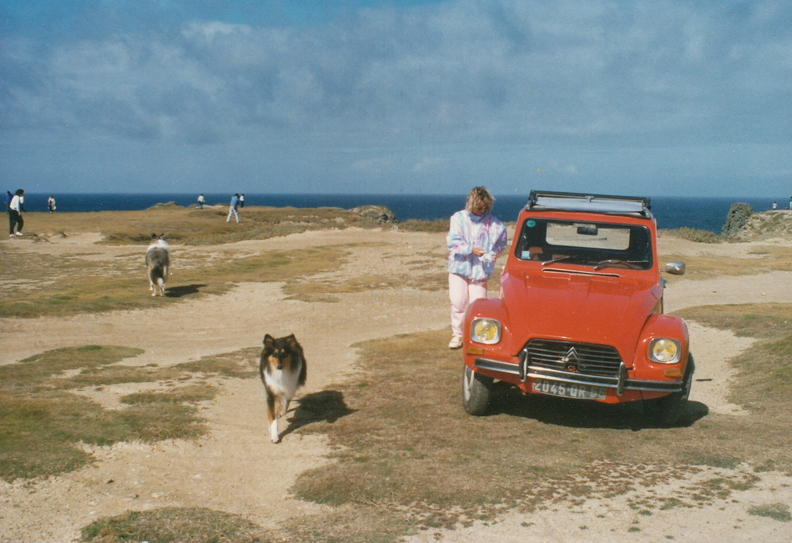 La Dyane à Belle-Isle en 1988