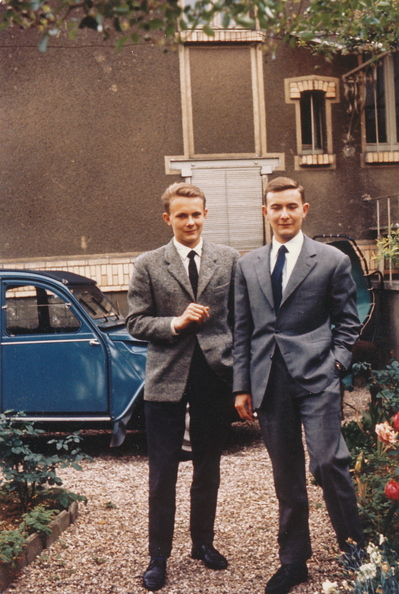 La 2CV de Francis à Laxou en 1965