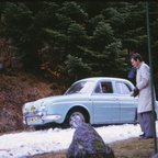 La Dauphine bleue de Francis en 1969
