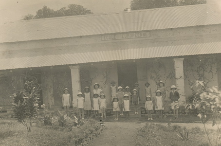 Bangui RCA - L'école en 1935