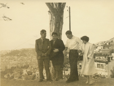 1952 Georges et Anna, René et Ginette Cadel à Alger