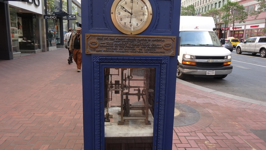 Samuel's clock sur Market street San Francisco Californie