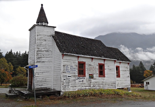 La vieille église de D'Arcy en Colombie-Britannique