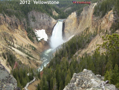 Yellowstone Canyon Wyoming