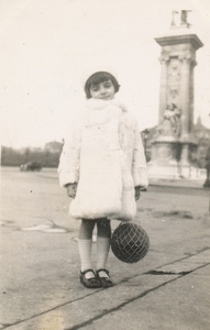 Ginette en hiver 1932