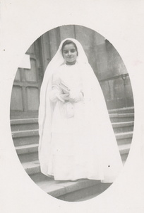 La communion de Ginette en 1937