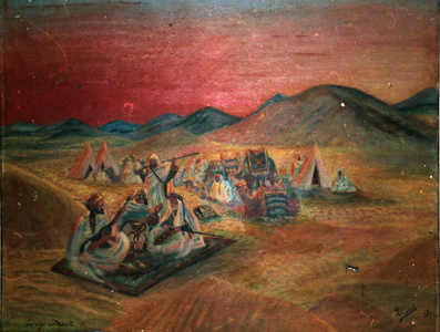 Le repos au désert - 1926