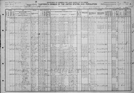 Soyer Alfred Mathilde Evangeline Steele WV recensement 1910