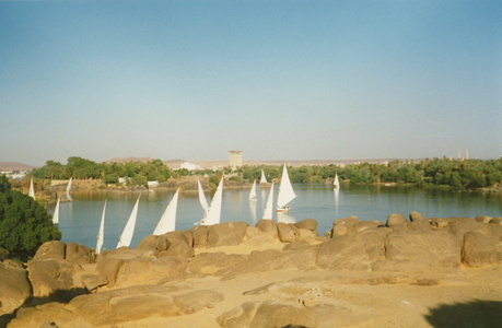 Felouques sur le Nil - Assouan
