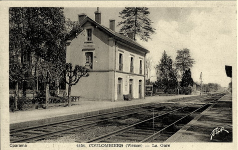 Coulombiers La gare-