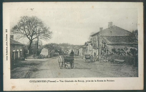 Cpa-COULOMBIERS-Le-Bourg