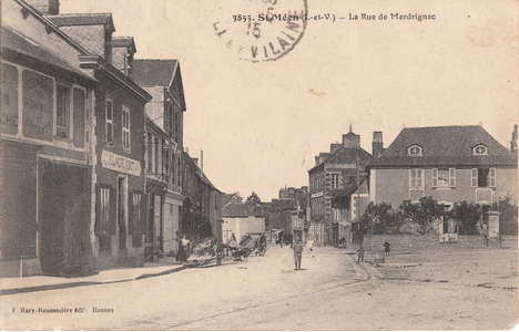 Saint-Méen-le-Grand - La rue de Merdrignac