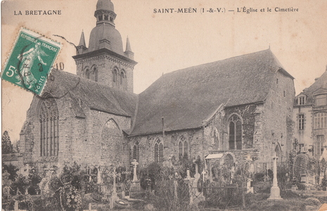 Saint-Méen-le-Grand - L'église et le cimetière