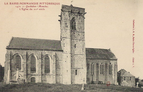Quettehou - L'église du XIIIe siècle