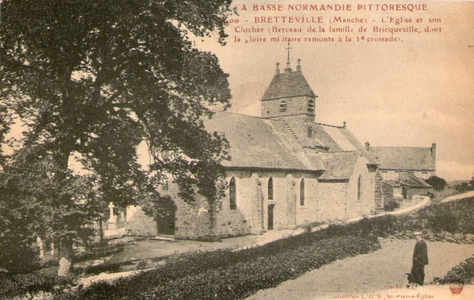 Bretteville - L'église et son clocher
