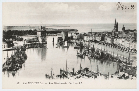 La Rochelle - Vue générale du port
