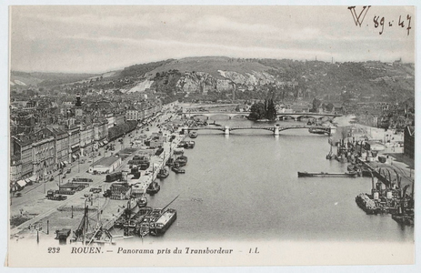 Rouen - Panorama pris du Transbordeur