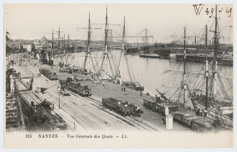 Nantes - Vue générale des quais