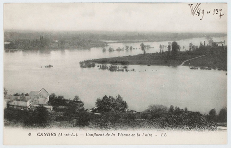 Candes (Indre-et-Loire) - Confluent de la Vienne et de la Loire