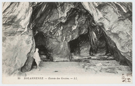 Douarnenez - Entrée des grottes