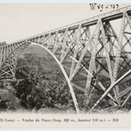 Tanus (Tarn) - Viaduc ferroviaire du Viaur - 1903