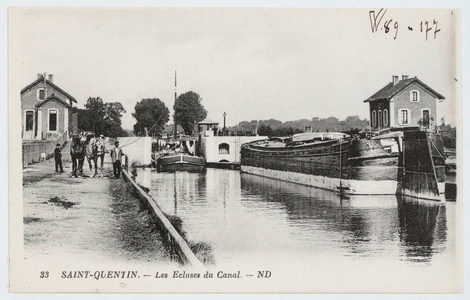 Saint-Quentin - Les écluses du canal