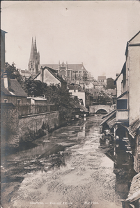 Chartres - Vue sur l'Eure