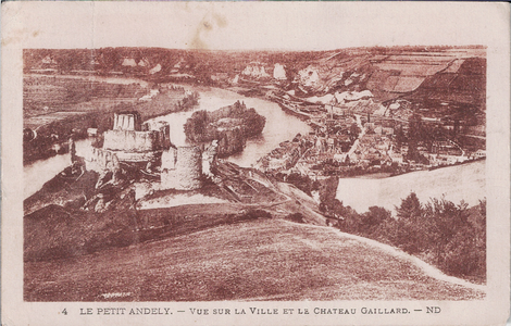 Le Petit Andely - Vue sur la ville et le Château Gaillard