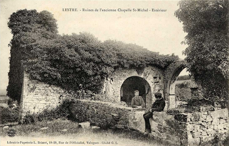 Lestre - Ruines de l'ancienne chapelle Saint-Michel