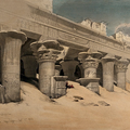Les_colonnes_du_temple_de_Edfou_par_David_Robert_23_novembre_1838.png