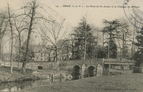 Le Pont de Saint-Armel et le château du manoir
