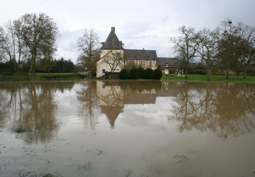 Manoir de Saint-Armel -Inondations de janvier 2008