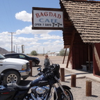 Bagdad Café à Newberry Springs: on voit même les ruines du motel